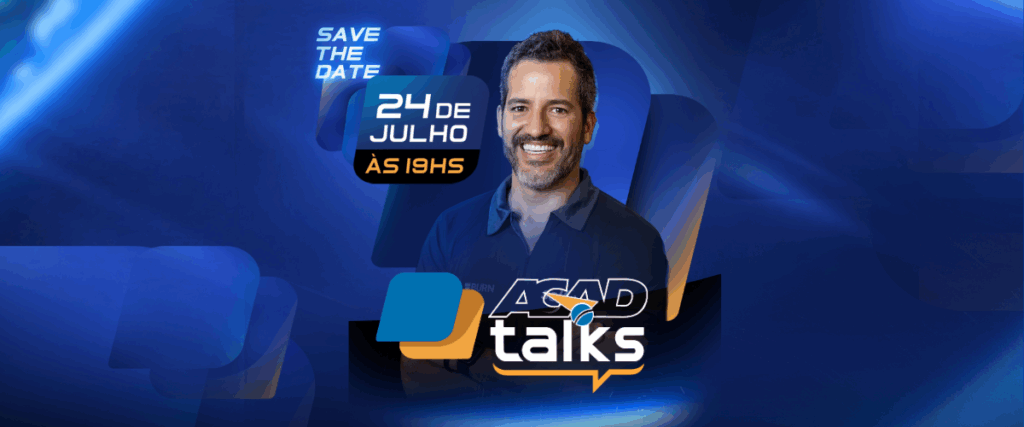 ACAD Talks: mentoria com medalhões do fitness tem 1º encontro dia 24 de julho